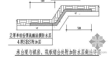 某项目地下水防水施工工艺（单组份聚氨酯涂料 后浇带）- 