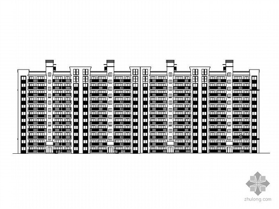 22层板式建筑资料下载-[长沙]某学府住宅小区十一层南梯板式住宅建筑施工图（含节能计算表）