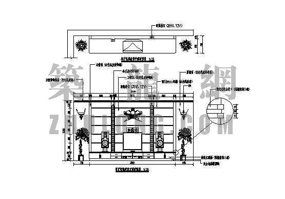 家装电视背景墙设计图资料下载-电视背景墙