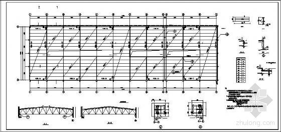 36米钢结构屋架设计梯形资料下载-[学士]某梯形钢屋架设计