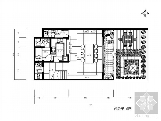 现代别墅室内分析资料下载-某现代几何四层别墅室内装修图