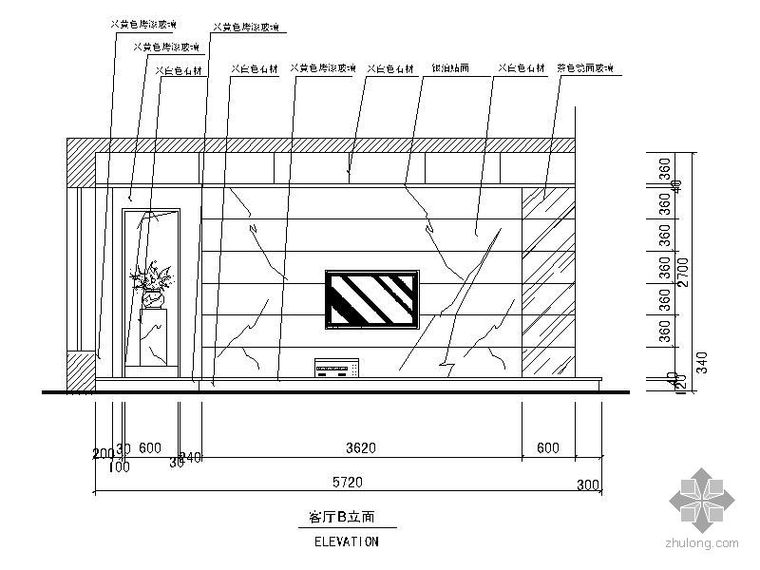 160平米四室二厅装修图(含实景)_2