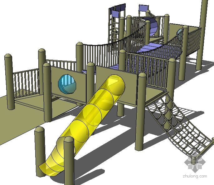 儿童秋千sketchup资料下载-儿童乐园