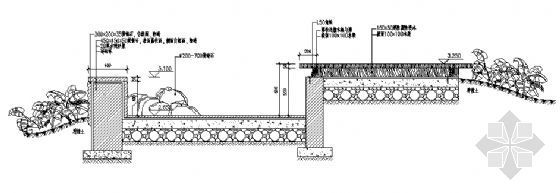 园林水池剖面图资料下载-水池剖面图2