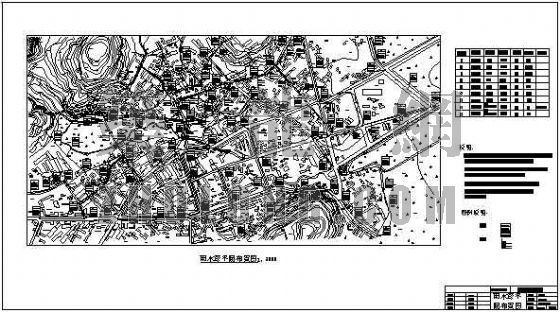 污水管道剖面图资料下载-云南某县排水工程图