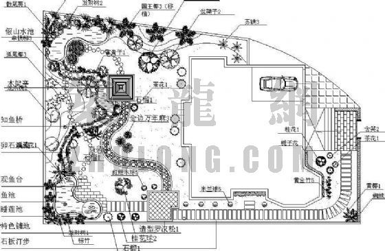 欧式精致别墅资料下载-精致别墅花园方案
