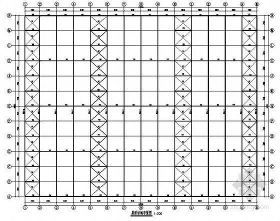 二层厂房框架结构建施图资料下载-[合肥]钢框架结构厂房结构施工图（二层 含建筑施工图）