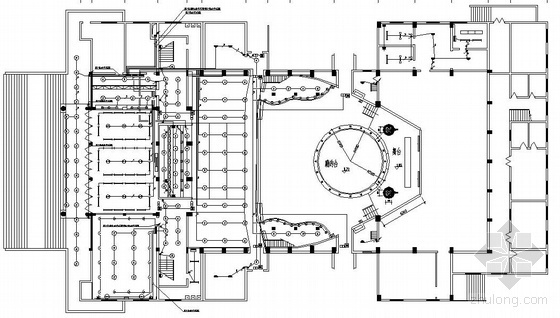 娱乐空间CAD图纸资料下载-某娱乐城照明图纸