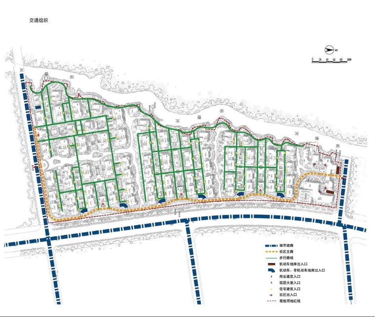 [上海]围合式古典风格公寓式住宅建筑设计方案文本-围合式古典风格公寓式住宅建筑分析图