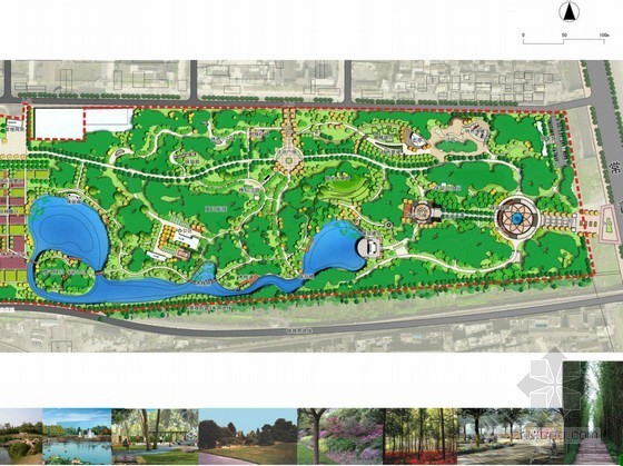 绿带修建性详细规划资料下载-[武汉]公园修建性详细规划