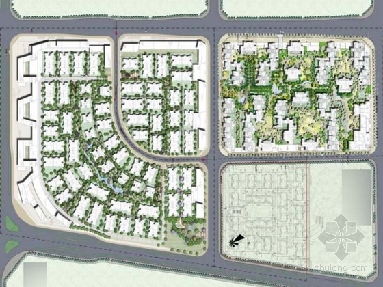 法式景观水景资料下载-[重庆]法式新古典住宅区景观规划设计方案