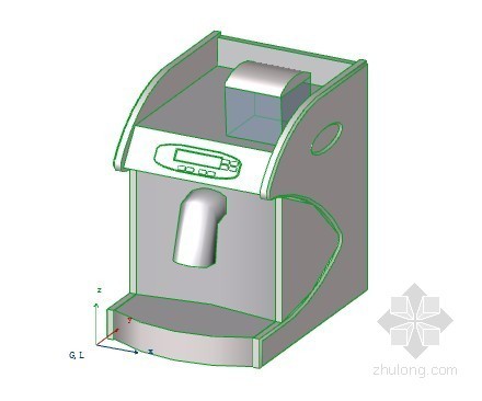 咖啡机模型下载资料下载-咖啡机02 ArchiCAD模型