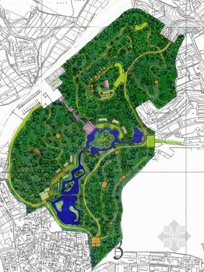 小区总体规划设计方案资料下载-[漳州]公园总体规划设计方案