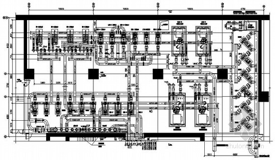 商业中心建筑设计图效果图资料下载-[深圳]商业中心冰蓄冷系统设计图
