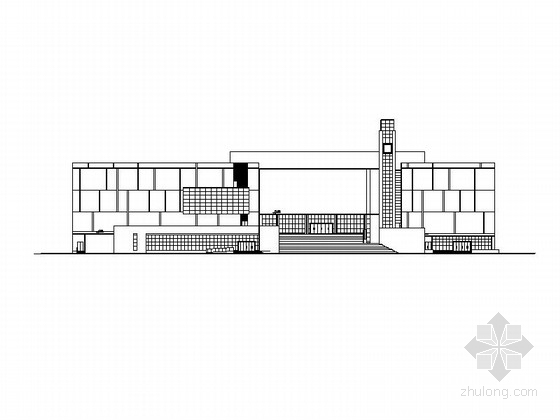 7层大学教学楼建筑设计资料下载-[重庆]重点大学四层教学楼示范楼建筑施工图