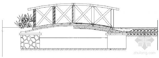通道桥施工图设计资料下载-景桥施工图