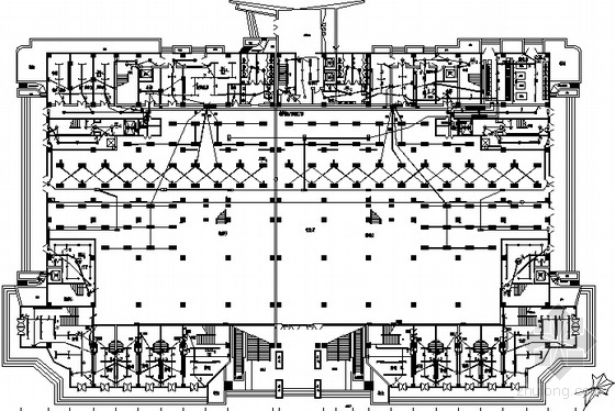 五星级酒店水电设计图资料下载-某五星级高层酒店强电设计图