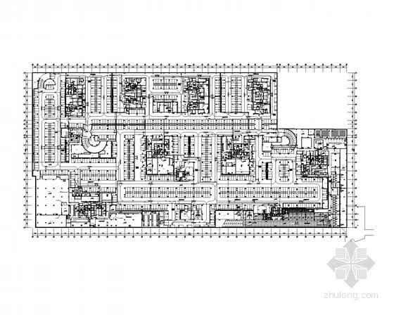 3层办公弱电图纸资料下载-[辽宁]大型知名广场全套智能化弱电施工图纸 （23万平、地下3层）