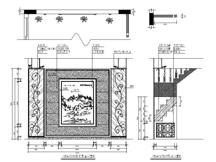 电视柜、衣柜、书桌立面全套施工图库