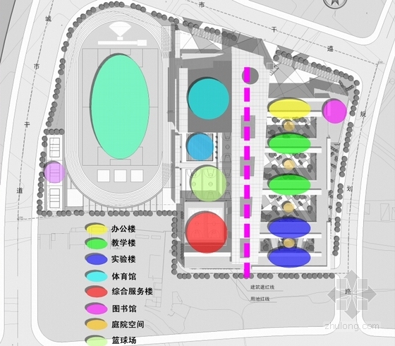  [广东]六年制48班现代化小学规划及建筑设计方案文本（含CAD及多媒体）-六年制48班现代化小学分析图