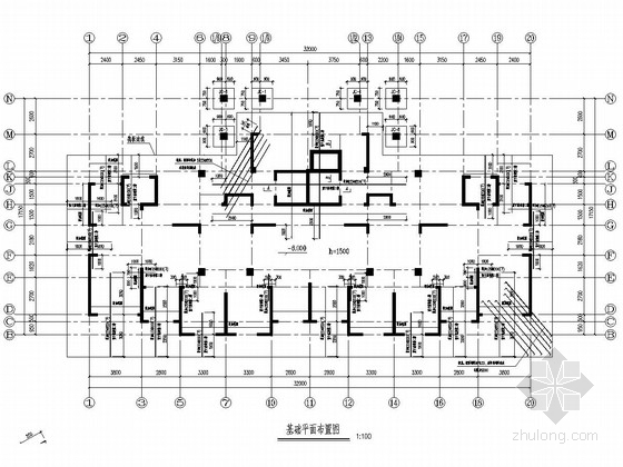 六层公租房建筑图资料下载-[安徽]30层剪力墙结构花园公租房结构施工图（CFG桩）