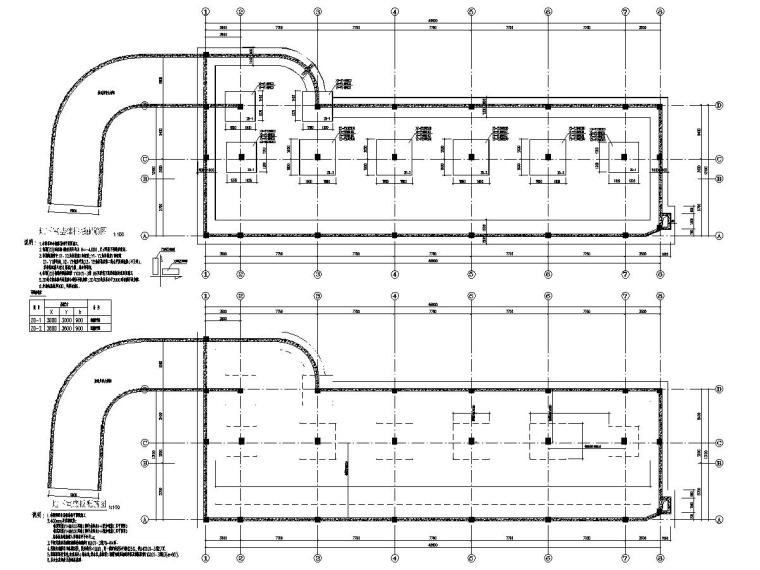 框架结构筏基施工图资料下载-[江苏]地上四层框架结构服务中心结构施工图