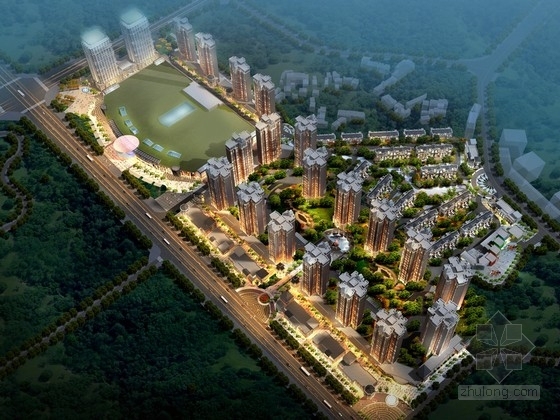 重庆住宅规划区设计资料下载-[重庆]花园式高档住宅区规划设计方案文本（含CAD 知名设计院）