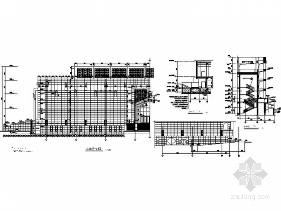 [宁夏]省级博物馆建筑施工图(知名建筑设计院)-省级博物馆建筑施工图大样图