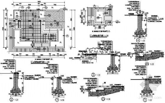 坐凳花池CAD资料下载-树池坐凳详图
