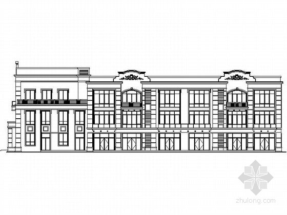 古典幼儿园设计资料下载-[重庆]多层古典风格幼儿园建筑施工图