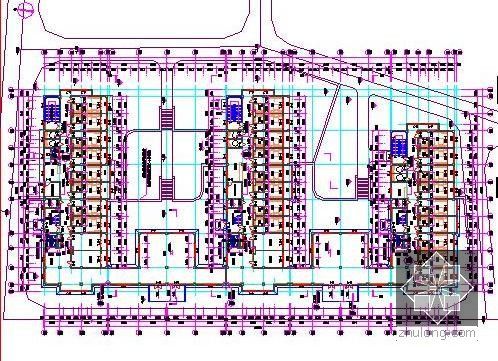 [山东]2014年公寓楼建筑安装工程预算书(含全套图纸)-B5-7#一层平面图