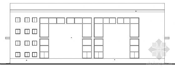 单层混凝土房建筑资料下载-某厂区单层厂房建筑方案图