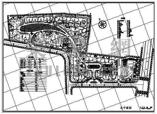 成都居住小区规划资料下载-成都市全兴苑住宅小区规划设计方案