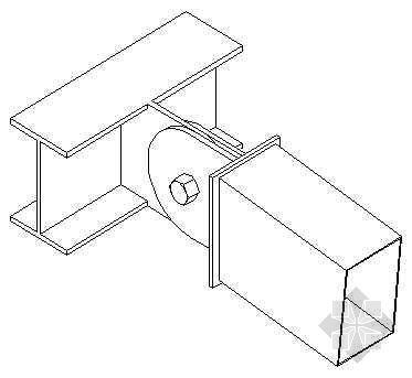 箱型结构桁架节点资料下载-H钢与箱型桁架间连接节点