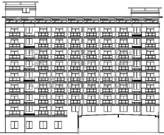 单身公寓建筑总户型图资料下载-某单身公寓建筑设计方案