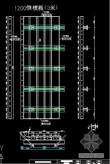 单立柱盖梁设计图资料下载-立柱模板设计图