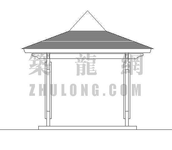 园林仿古建筑亭资料下载-园林木亭施工图