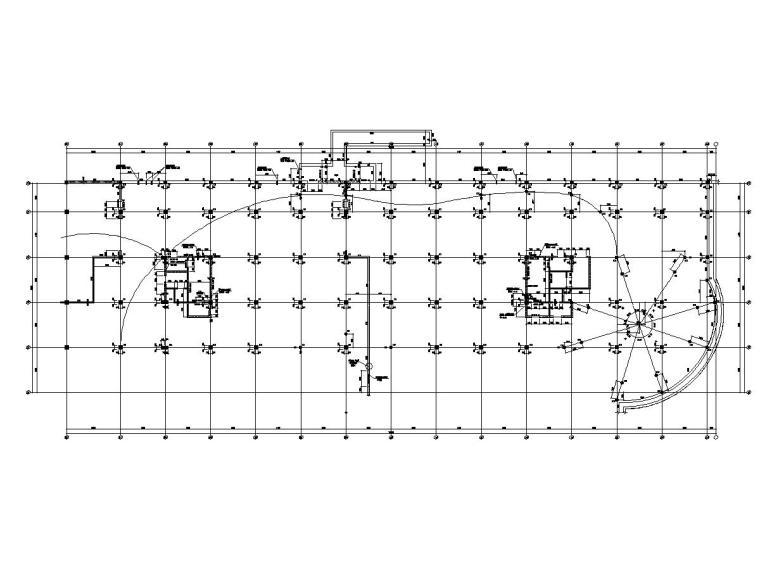 80平米安置房两栋三层资料下载-[黑龙江]两栋三层框架结构商业楼结构施工图