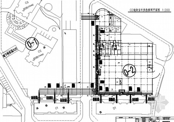 龙江公路客运北站图纸资料下载-黑龙江某小区室外给排水图纸