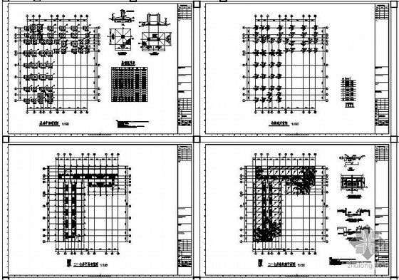 3层框架公寓结构图资料下载-深圳某七层框架宿舍F栋结构图