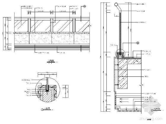 概念设计办公楼大堂资料下载-办公楼大堂栏杆详图