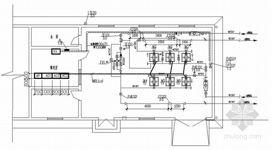 泵房自动化控制资料下载-某小区供热工程泵房全套电气图纸