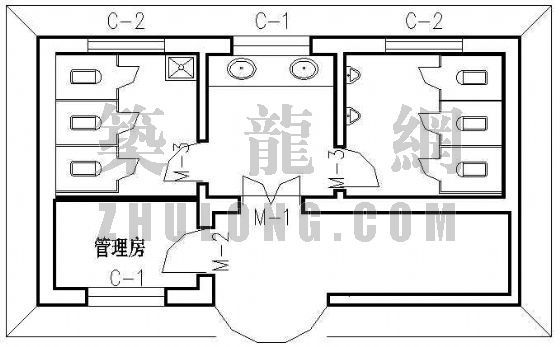 某公园公共厕所建筑设计方案（2）-4