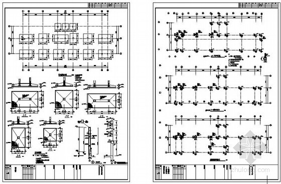 5层办公楼设计图全套资料下载-某5层框架办公楼结构设计图