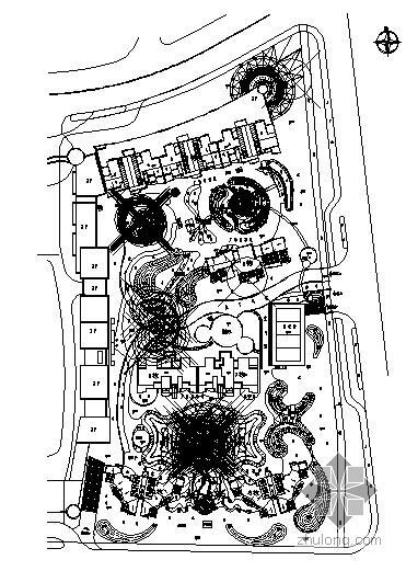 小区广场园林施工图资料下载-南京高档小区园林施工图全套