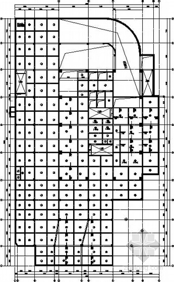 大厦结构施工图资料下载-地下3层地上25层框筒商务大厦结构施工图