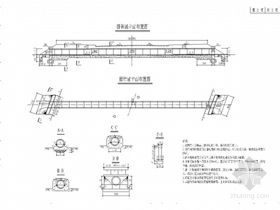 管涵布置图资料下载-钢筋砼圆管涵一般构造图