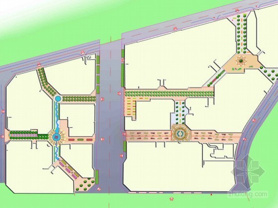 步行街道路图资料下载-[重庆]某步行街景观设计方案