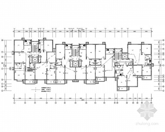 甲级院框架施工图资料下载-[河北]11层高档住宅电气全套施工图（甲级院设计）