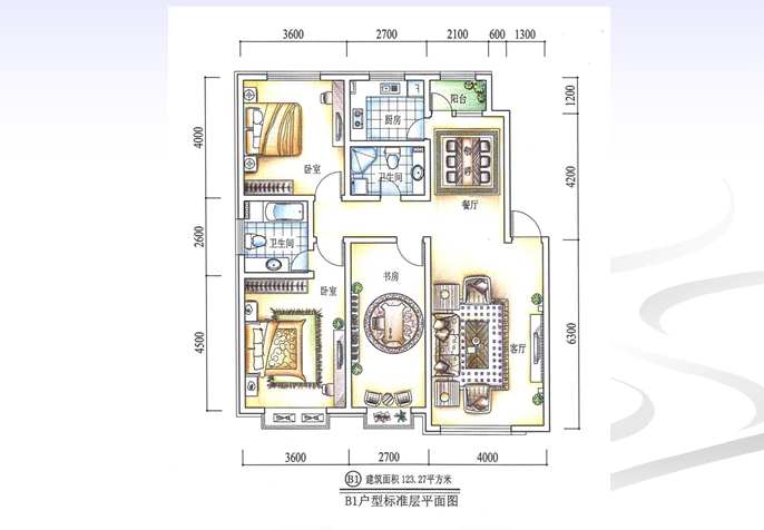 知名地产住宅精装精细化设计解析（图文）-住宅户型设计时考虑家具等各种布置